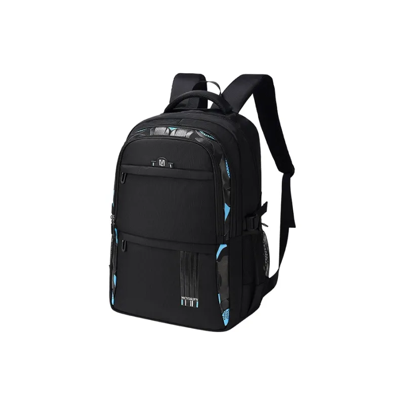 Yohji Kimura Oxford Backpack Regular Men's Navy Blue/Blue Black-1