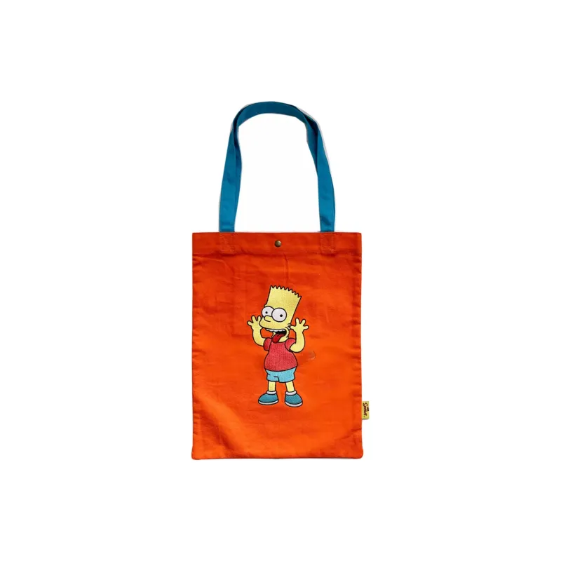 Disney X The Simpsons Cotton Handbag Unisex Orange-0