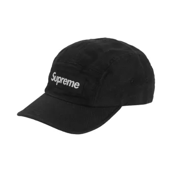 Supreme Linen Fitted Camp Cap
