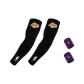Set (purple wristband + black arm sleeve) Lakers