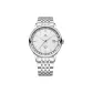 Silver Case White Dial Silver Steel Band