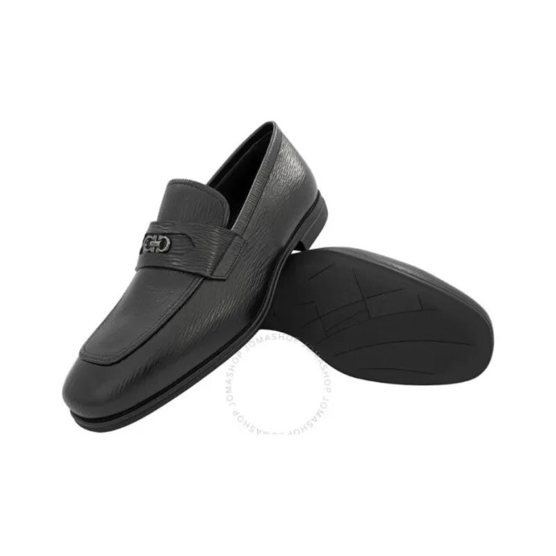 FERRAGAMO GANCINI Casual Shoes Men's Black-5
