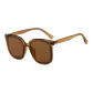 Tea Brown Frame with Transparent Tea Brown Lens