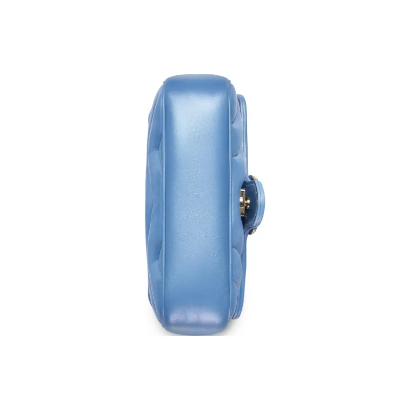 GUCCI Marmont Leather Crossbody Bag Shoulder Bag Women's Light Blue-6