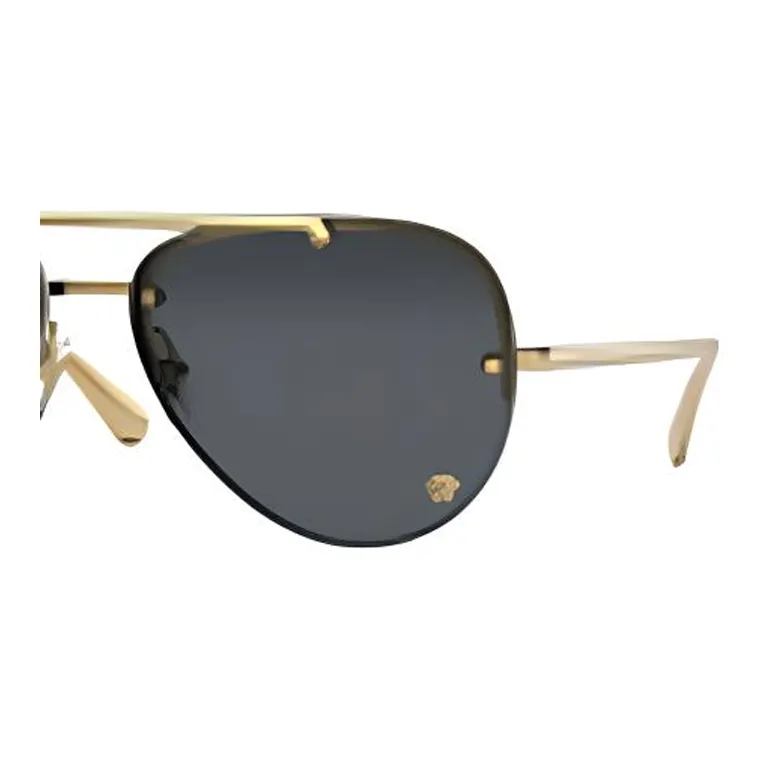 VERSACE Medusa Glam Aviator Frame Sunglasses-2