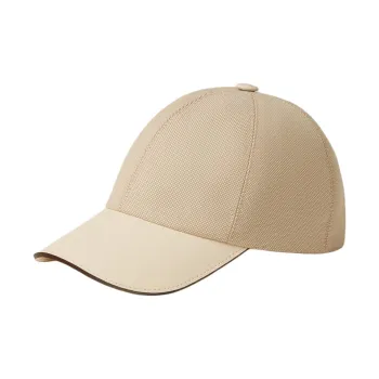 HERMES Cotton Baseball Caps Women's Dessert/Portuguese Egg Tarts