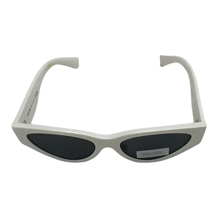 MIU MIU Subject To Official Website Oval Sunglasses Women's White-1