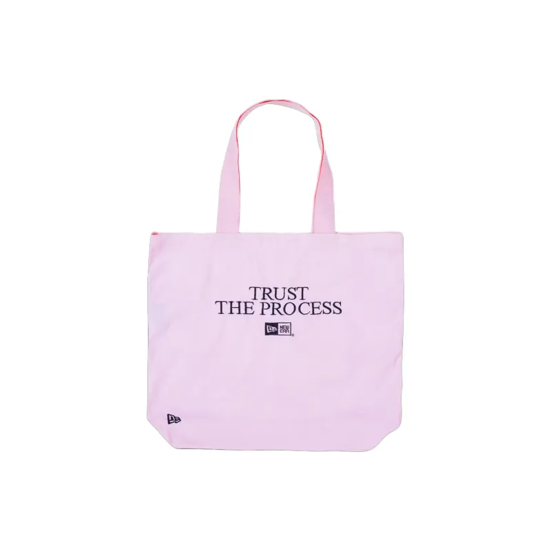 New Era Cotton Tote Bag Shopping Bag Handbag Shoulder Bag Women's Pink-0