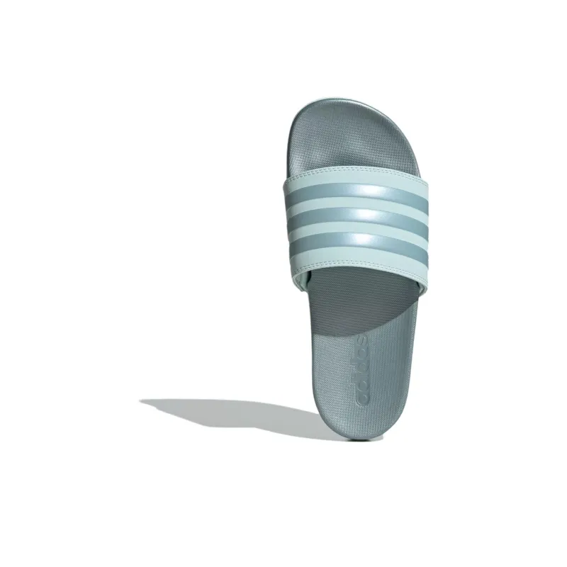 Adidas Adilette Comfort Slides Halo Mint Magic Grey Met Women's-3
