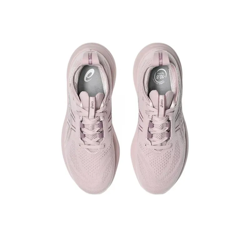 Asics GEL NIMBUS 26 Wear Resistant Cushioning Slip Resistant Low Top Running Shoes Unisex Light Pink-2