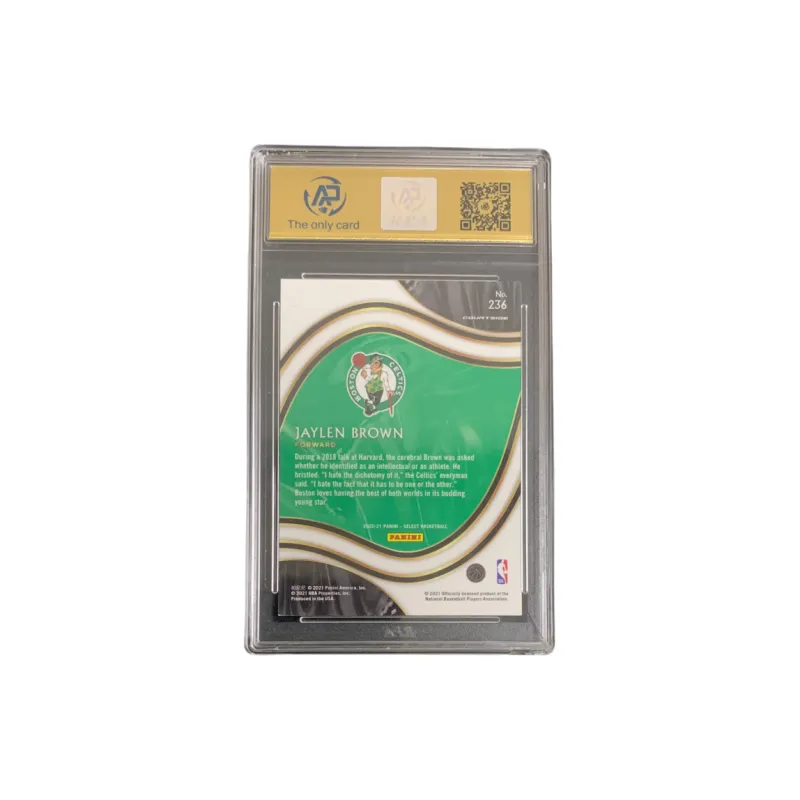 PANINI 2021 Select Jaylen Brown Celtics Tier 3 8.5 Rating Graded Cards 1 Pc-1