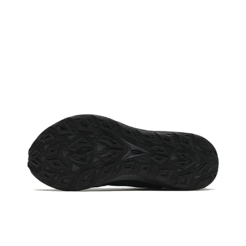 Anta Slip Resistant Low Top Running Shoes Men's Black-4