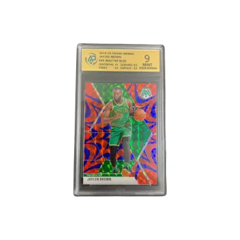 PANINI 2020 Jaylen Brown, Celtics, Mosaic, Red Blue Fold, Explosion Fold Graded Cards 1 Pc