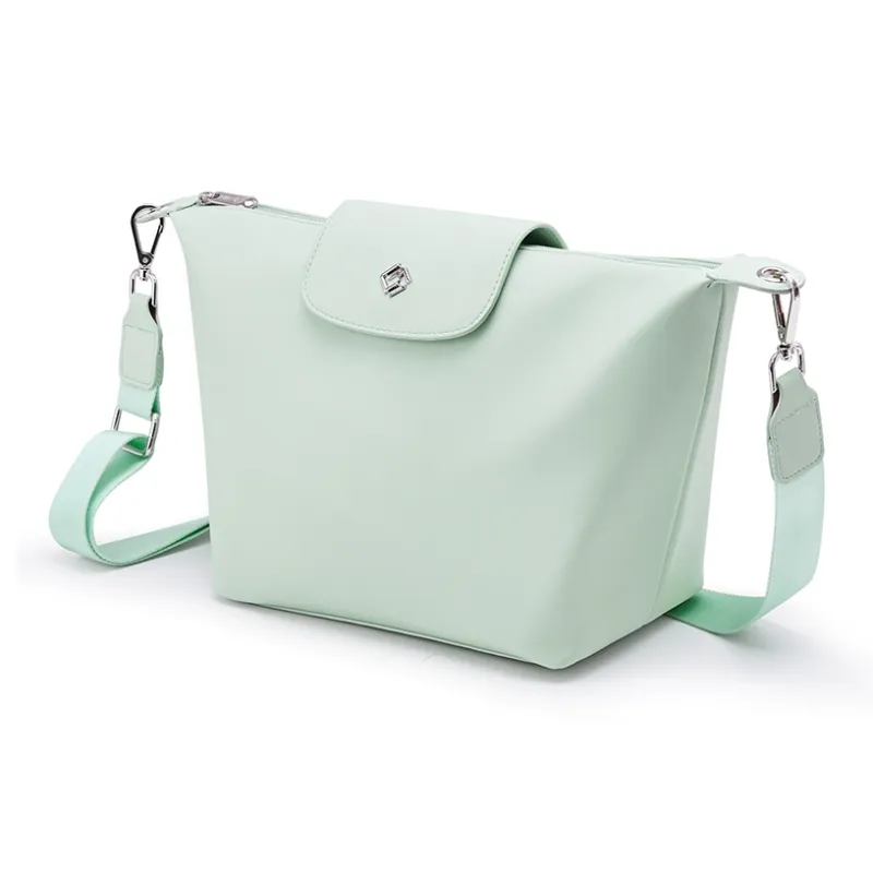HE BAO BAO Leather One Shoulder Crossbody Bag Women's-1