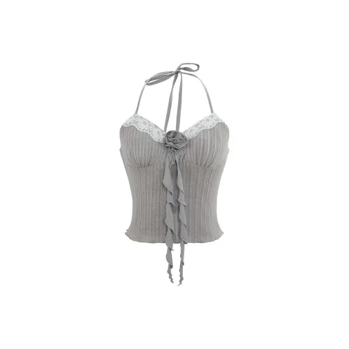 UNIFREE Tank Tops Women's Gray