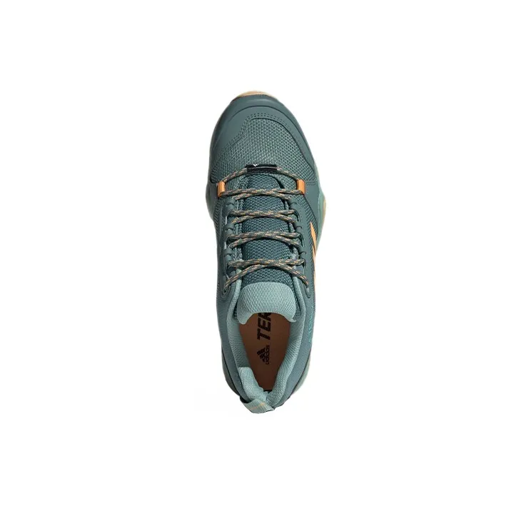 Adidas Terrex AX3 GTX Anti-Slip And Wear-Resistant Breathable Low-Top Hiking Shoes Women's Green-4