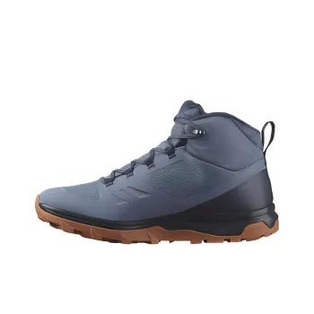 SALOMON X Ultra 4 Mid-Top Outdoor Shoes Men's Blue