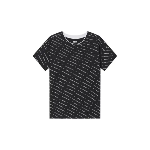 TOREAD T-Shirts Men Black Logo Print