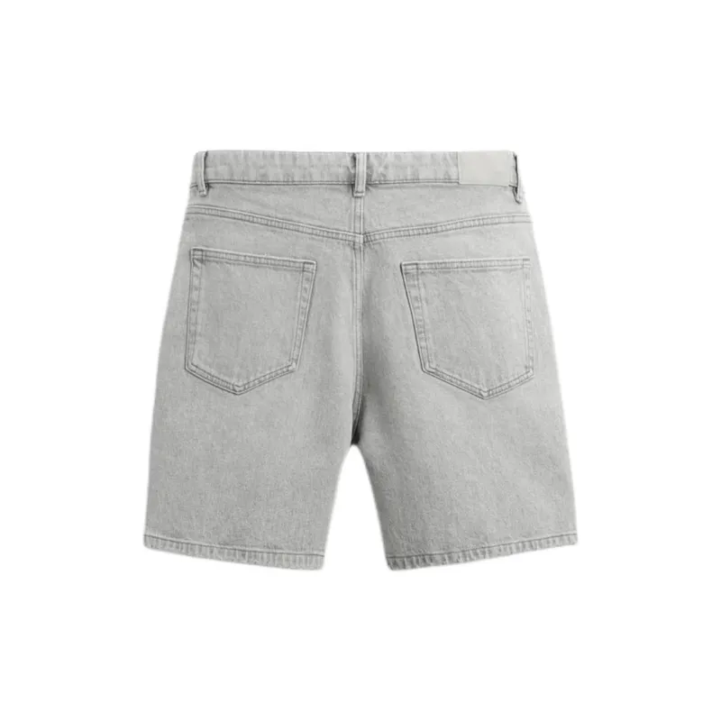 ZARA Denim Shorts Men Gray-1