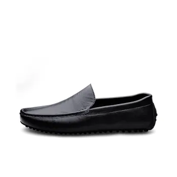 Bull charm Gommino Loafers Men Black/Brown