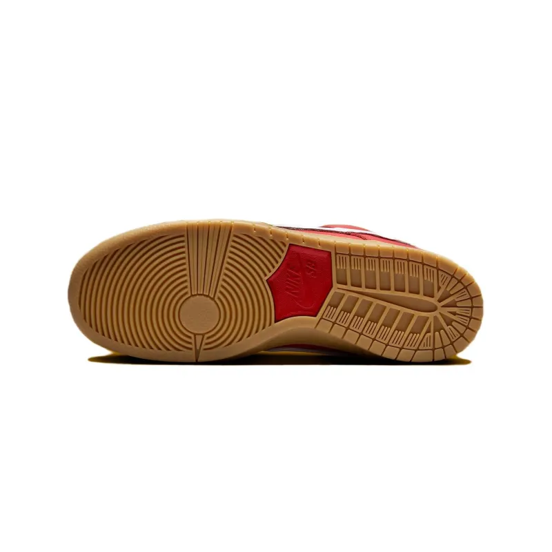 Nike Sb Dunk Low University Red Gum-5