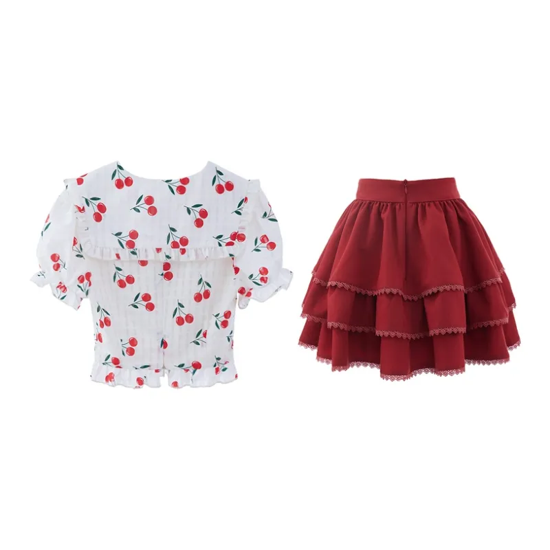 Blovelan Two Piece Skirt Sets Women's-1