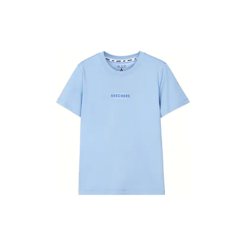 Skechers Sports And Leisure T-Shirts Women's Cashmere Blue