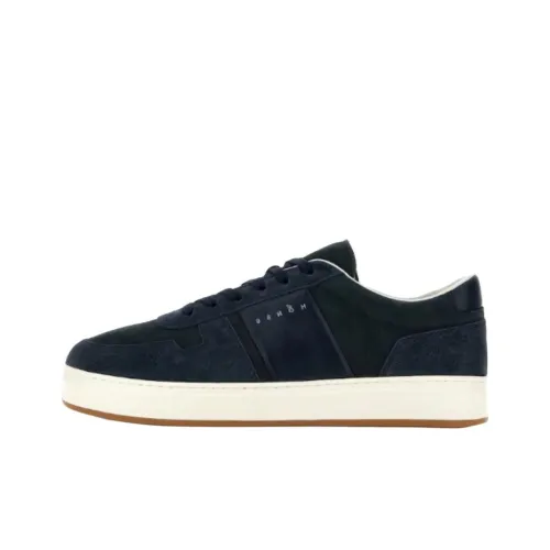 HOGAN Skateboard Shoes Men Low-Top Blue