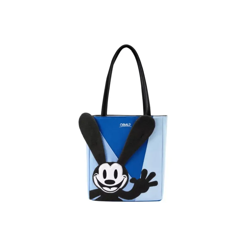 Disney Cotton Tote Bag, Shopping Bag, Shoulder Bag Regular Unisex Blue-0