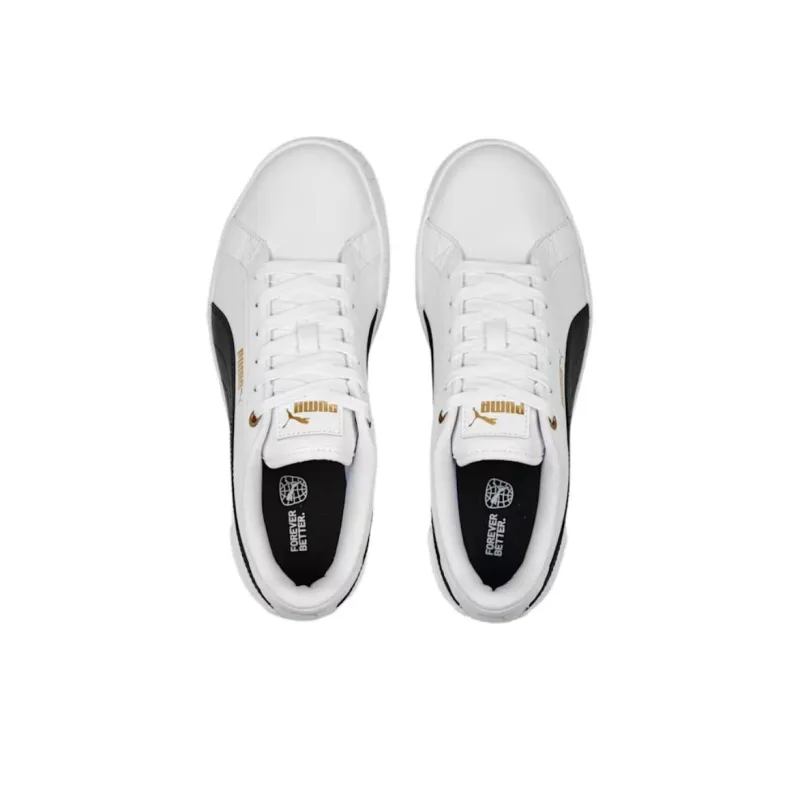 PUMA Karmen Anti Slip Wear Resistant Low Top Skateboard Shoes Women's White Black-2