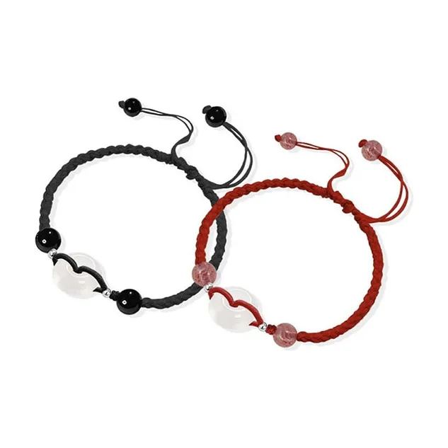 LUXLINE Natural Agate Jade Bracelets Unisex-6