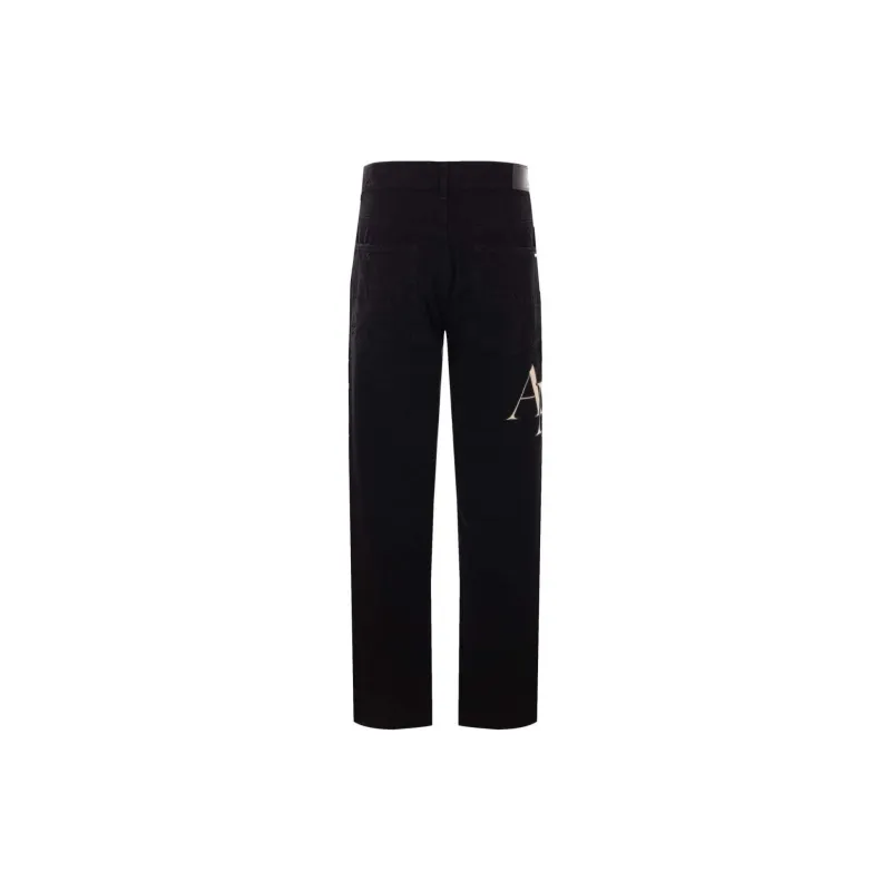 AMIRI Staggered Logo Straight Jean-1