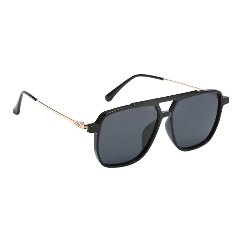 BSELEON TR/Memory Plastic Round Sunglasses Unisex-1