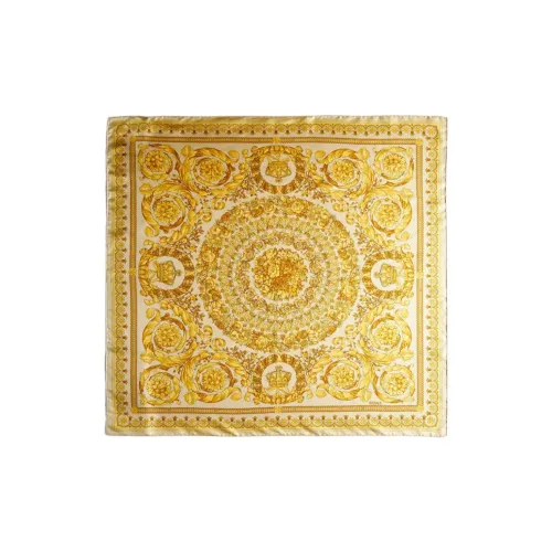 VERSACE Floral Print Scarf