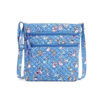 Disney Vera Bradley Collaboration 100% Cotton Shoulder Bag Crossbody Bag Regular Women's Blue