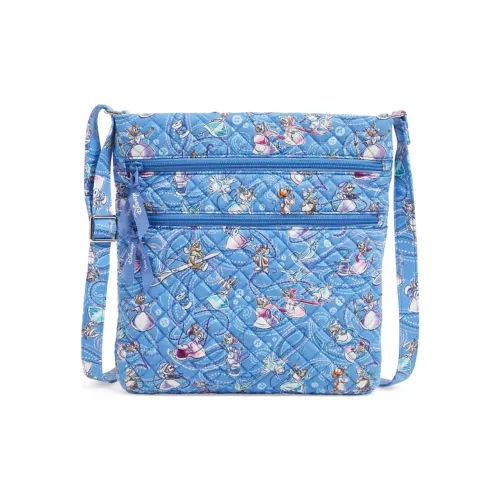 Disney Vera Bradley Collaboration 100% Cotton Shoulder Bag Crossbody Bag Regular Women's Blue