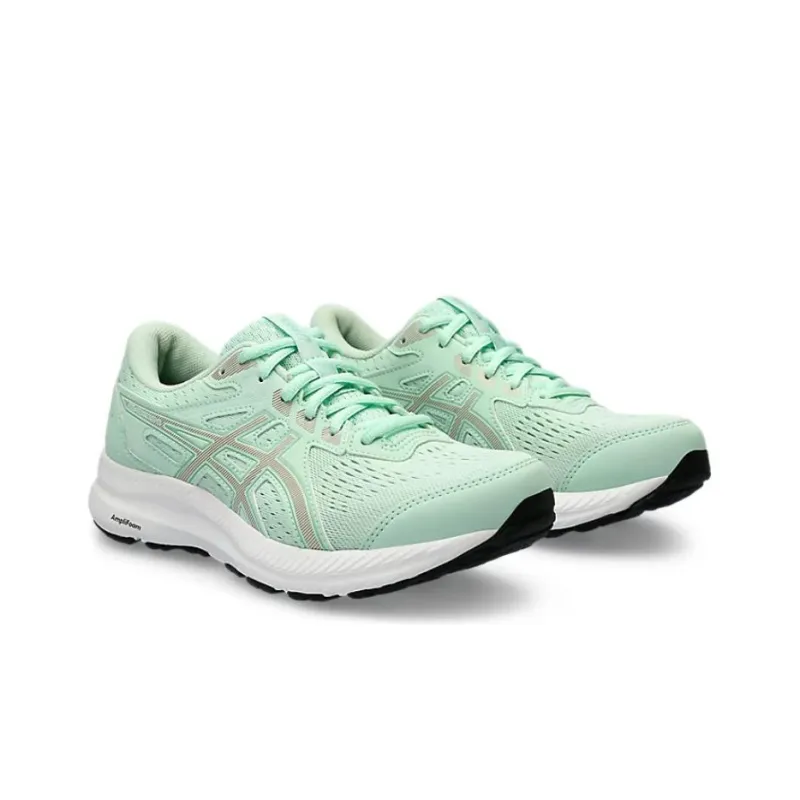 Asics Gel Contend 8 Cushioning Breathable Low Top Casual Running Shoes Women's Light Green-2