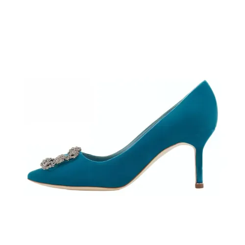 MANOLO BLAHNIK Hangisi 90mm Satin Pumps