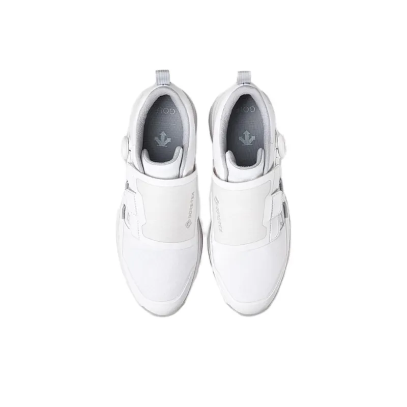 DESCENTE Enerzite Slip Resistant Waterproof And Breathable Low Top Golf Shoes Women's White-3