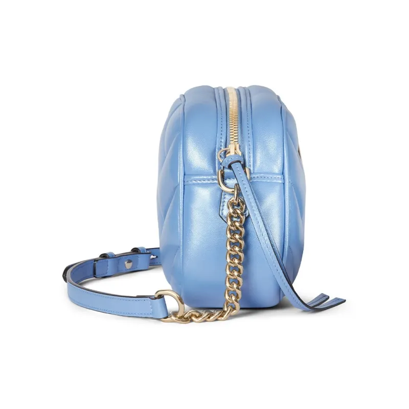 GUCCI Marmont Leather Crossbody Bag Shoulder Bag Women's Light Blue-2