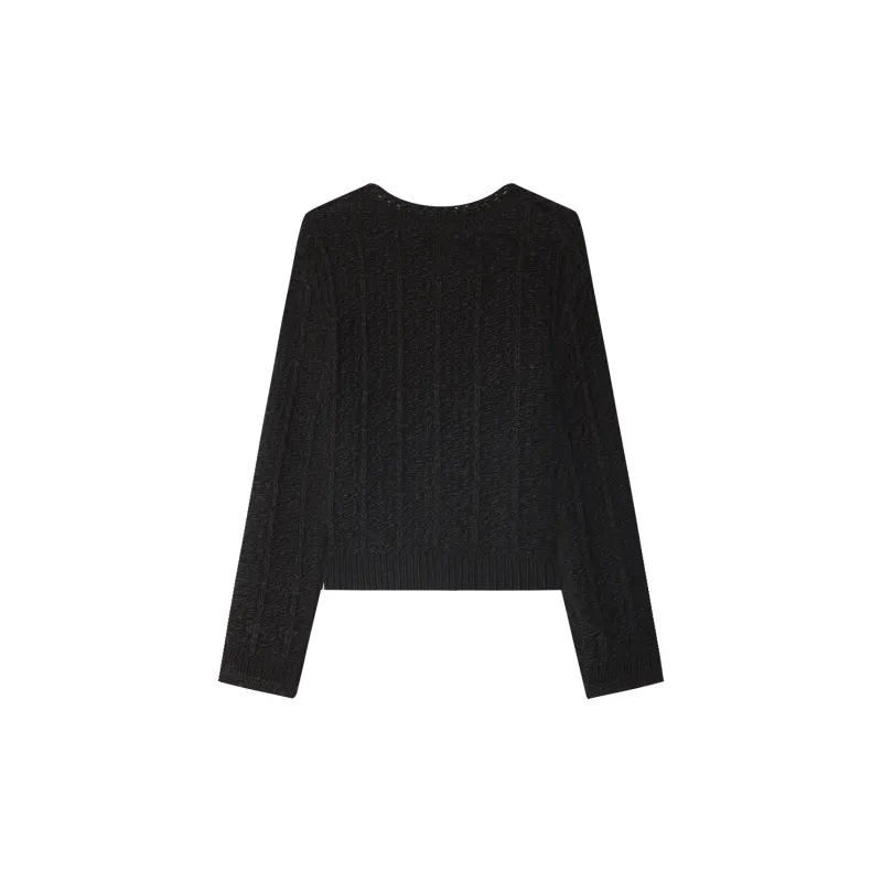 THE SEA LIFE Sweater Women's Black Mage-1