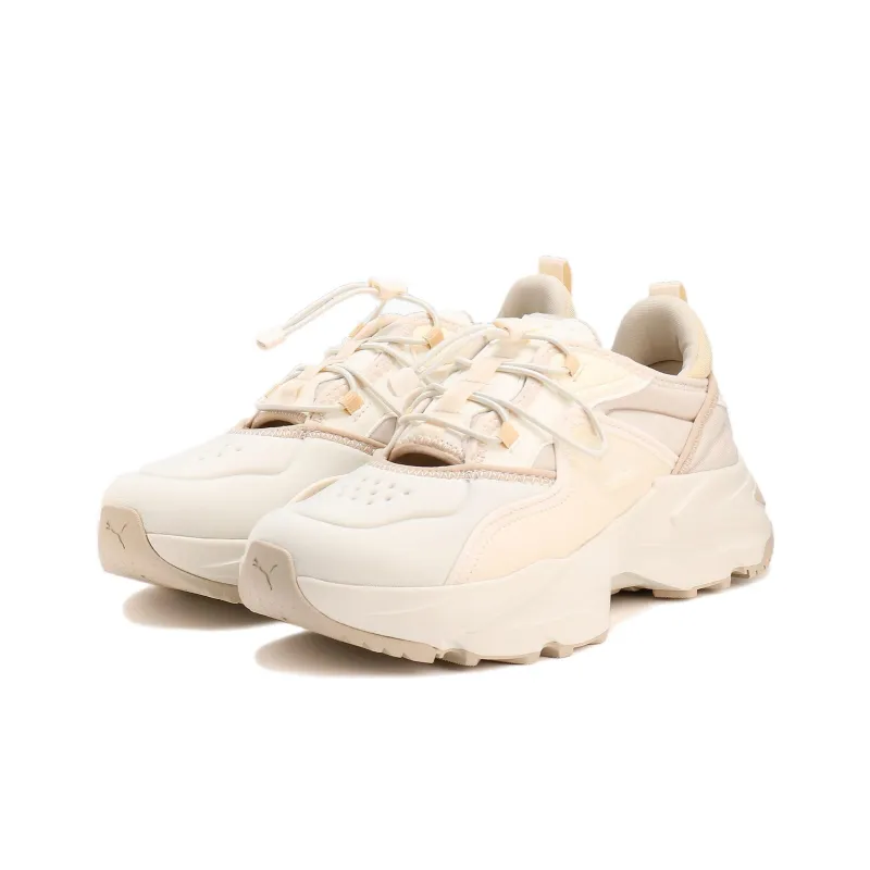 PUMA Orchid Anti Slip Wear Resistant Low Top Casual Running Shoes Women's Ecru-2