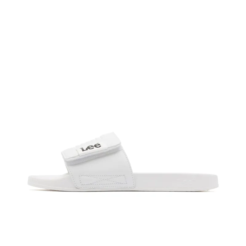 Lee Slide Slippers Men Black/White/Light Khaki/Green-5
