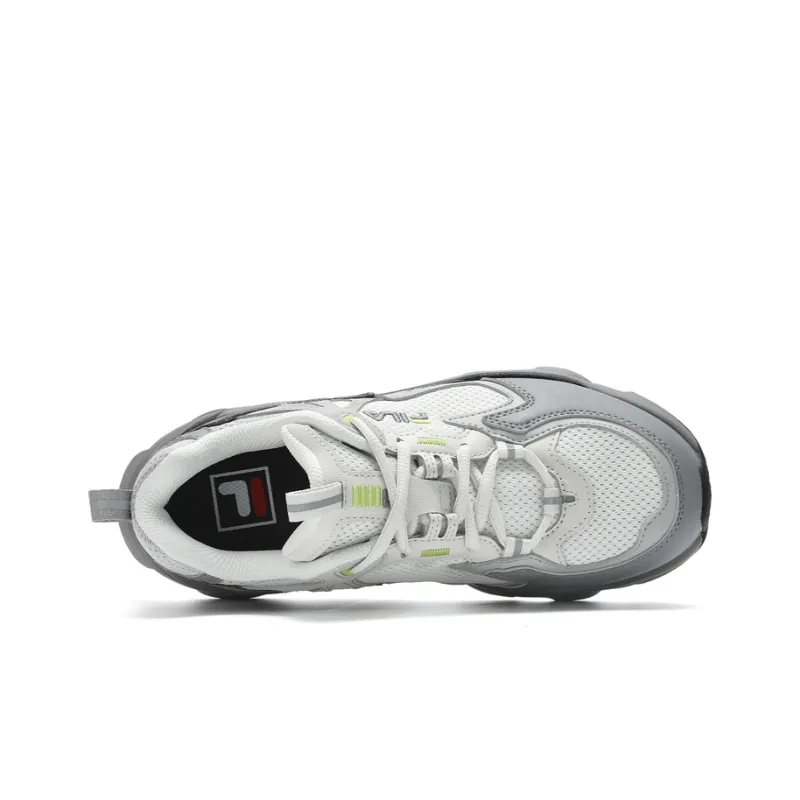 FILA Vintage Collection Anti Slip Wear Resistant Low Top Casual Shoes Women's Haze Gray/Alloy Gray-1