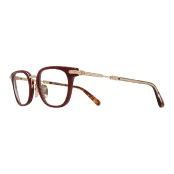 Chrome Hearts Square Eyeglass Frames Unisex Tortoiseshell/Brown