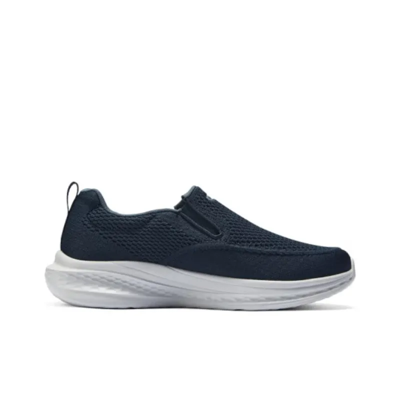 Skechers Non slip Breathable And Wear resistant Low Top Casual Shoes Men's Sea Blue-1