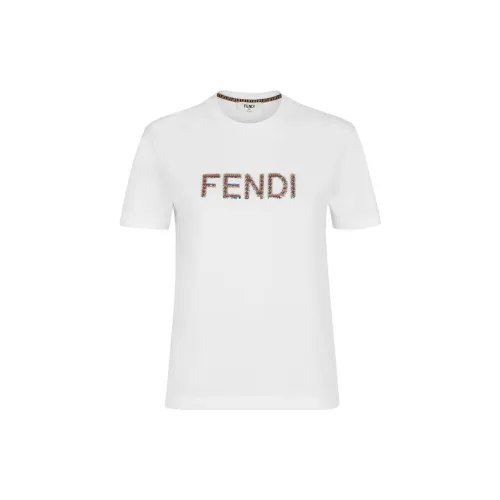 FENDI T-Shirts Women's White