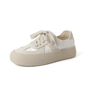 JOSINY New Chinese Style Ballet German Army Trainers Height Increasing Low-Top Skateboard Shoes Women's