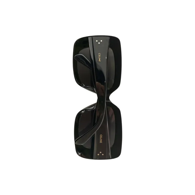 CELINE Irregular Shape Sunglasses Women's Black-2