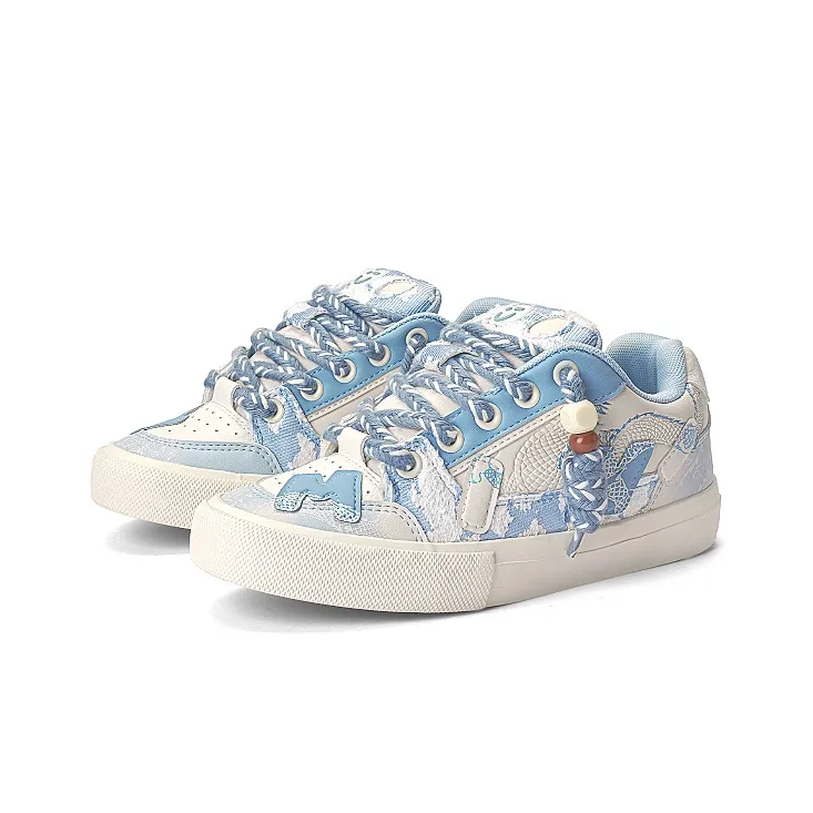 MINISO Low-Top Skateboard Shoes Unisex Marine Blue-2